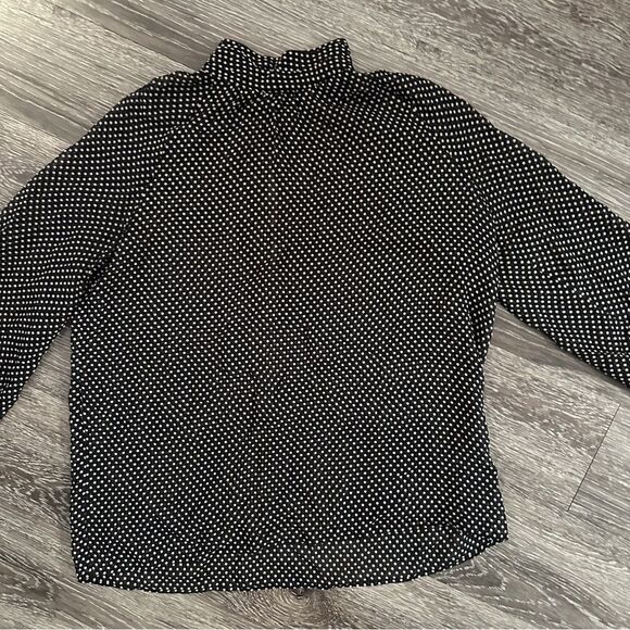 Nili Lotan Alana Top Polka Dot Blouse - Picture 7 of 11